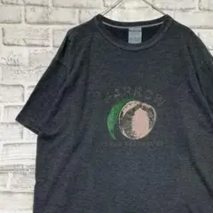 USA製90sヴィンテージTシャツ！シングルステッチ　グレー半袖古着　XL728