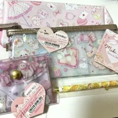 たけいみき クローズドピン 4点 ポーチ ボールペン 定価の半額！