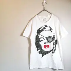 rudeiscool. com マリリンモンローTシャツ　Sサイズ　ホワイト