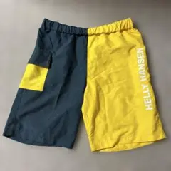 HELLYHANSEN 水着 男の子用 ネイビー/イエロー　150