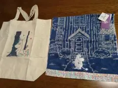 ムーミン トートバッグ　リバティタオル のセット