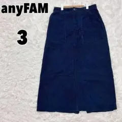 ♥anyFAM♥ エニィファム (3) コーデュロイ タイトスカート