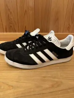 adidas Gazelle 黒/白 スニーカー　スエード　27.0 27.5