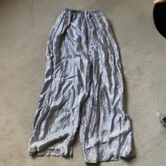 room306contemporary ワイドパンツ シルバー