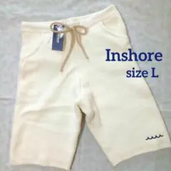 新品未使用　INSHORE ハーフパンツ　ホワイト　sizeL