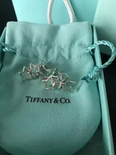 希少!Tiffany ティファニー トリプルスターイヤリング