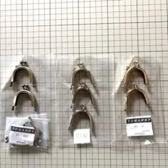 角田商店　TOWANNY F1 口金 がまぐち　がまぐち口金　小さめ　9個