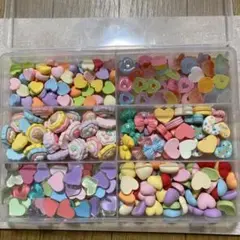 カラフルビーズセット ハート・花形