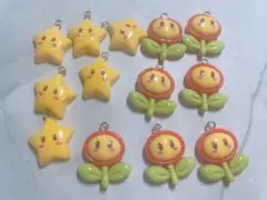 星　花　スター　フラワー　チャーム