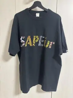SAPEur 半袖Tシャツ　サプール ブラック　サファリー　XL