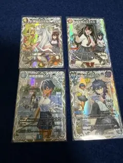 デュエマ　ヒロインザベスト　ドラゴン娘4枚セット。ボックス購入特典。