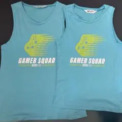 H&M GAMER SQUAD ノースリーブタンクトップ 150cmと140cm