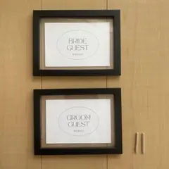 受付サイン ブライドゲスト グルームゲスト