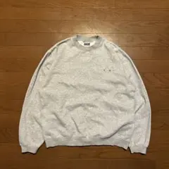 OLDサーフ OP クルーネックスウェット グレーM 短丈 ボックス