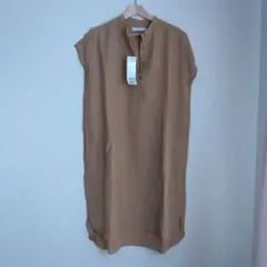 crocodile Chic クロコダイルシックの麻紺ワンピース新品L
