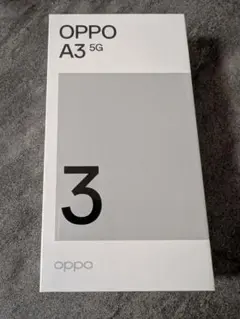 新品未開封 OPPO A3 5G SIMフリー ブラック