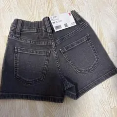 新品 ユニクロ デニムショートパンツ 100