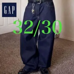 GAP スーパーバギーデニム 32W30L ダークリンス 大人気完売