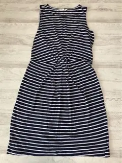 【匿名配送】GAP ボーダー柄ワンピース スタイルアップ ルームウェア