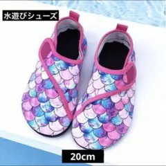 新品【水遊びシューズ】20cm 海水浴　川遊び　靴　　子供用