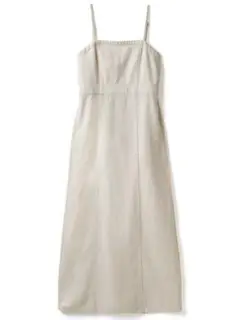GRL バックスリットキャミワンピース