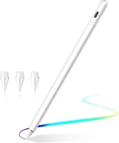 スラスラかける✨ タッチペン iPad タブレット USB-C充電式 1349