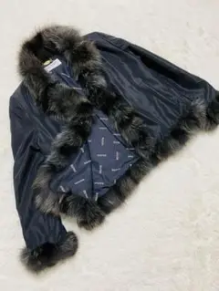 ☆美品 BALMAIN ファージャケット ダウンジャケット 9号 ダウン95%