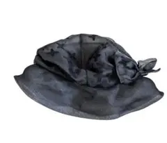 本日値下　MORI HANAE chapeau 　シルク100 ハット
