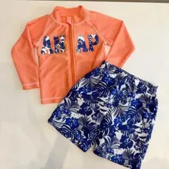 ANAP 水着セット 長袖ラッシュガード　アナップ　90カイズ