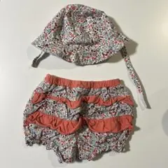ベビー　かぼちゃパンツ、帽子セット　ships baby