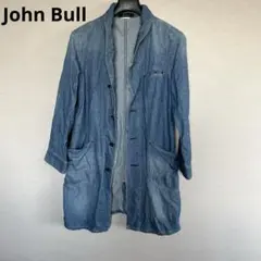 Johnbull デニム ロングジャケット ブルー