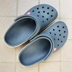 Crocs ネイビー サンダル　22cm