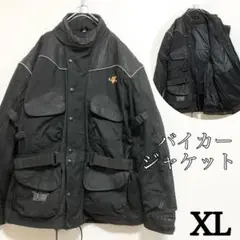 safety レーシングジャケット バイクジャケット コーデュラナイロンxレザー