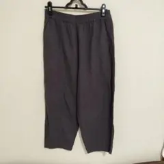 【しまむら】ダークグレー　パンツ ゴムウエスト　Lサイズ