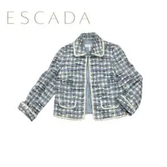 TA-142 ESCADA カラージャケット フォーマル スーツ 特殊生地