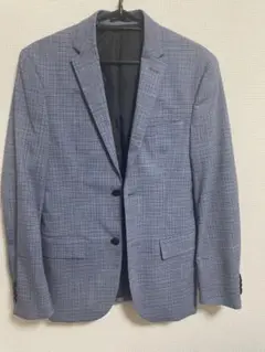 H&M スリムフィット チェック柄 テーラードジャケット新品