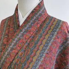 【春】12809m 着物 小紋 花・抽象文様 お洒落