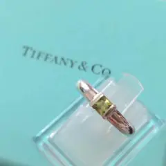 【美品】 希少品ティファニー ペリドットリング 指輪 12号