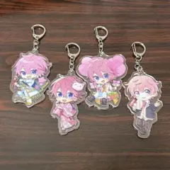 すとぷり さとみくん アクリルキーホルダー 4個