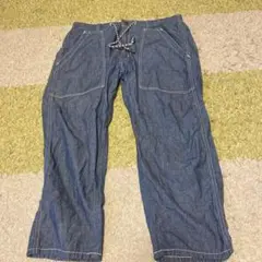 Lee パンツ　XL 七分丈　綿　リー 薄手