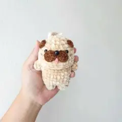 パグのあみぐるみマルチケース