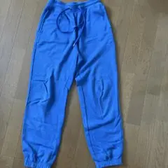 スウェットパンツ　青