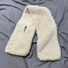 ベージュフリーススヌード
