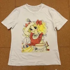 極美品 レトロ キャンディキャンディ Tシャツ M 白 昭和