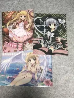 【未開封】karory クリアファイル3種セット　A