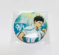 岩泉一 ハイキュー 缶バッジ グリッター