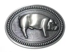 ベルトバックル　PIG　ピッグ　ブタ　ぶた　豚　ユニーク　動物