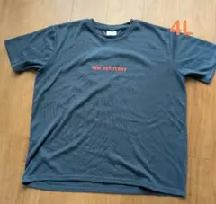 TOM AND JERRY ダークグレーメンズTシャツ4 Lサイズ