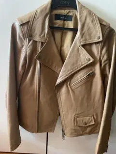 【最大限割引中】allureville ライダースジャケット ラムレザー S~M