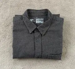 無印良品　長袖チェックシャツS